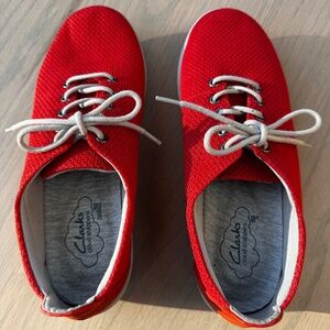 Ladies Clarks Cloud Stepper Lace Up Shoes